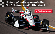 Hitachi is a proud sponsor of the No. 1 Team Penske Dallara Chevrolet.